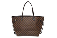 画像をギャラリービューアに読み込む, 極美品 LOUIS VUITTON ルイヴィトン ネヴァーフル MM トートバッグ N41358 ダミエ キャンバス ブラウン ゴールド金具 中古 4b008490