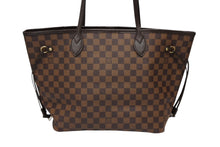 画像をギャラリービューアに読み込む, 極美品 LOUIS VUITTON ルイヴィトン ネヴァーフル MM トートバッグ N41358 ダミエ キャンバス ブラウン ゴールド金具 中古 4b008490