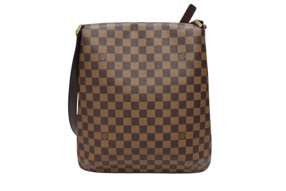 Very good condition LOUIS VUITTON Musette Salsa Damier Long Strap Shoulder Bag N51300 Brown Gold Hardware Used 4b008491