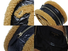 画像をギャラリービューアに読み込む, 極美品 CHANEL シャネル シアリング ラウンドチェーンショルダーバッグ 28番台 ココマーク ブラック ブラウン ゴールド金具 中古 4b008494