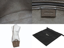 画像をギャラリービューアに読み込む, CELINE セリーヌ ハンドバッグ ショルダーバッグ 2way ラゲージナノショッパー カーフ メタルブラック金具 ベージュ 美品 中古 4b008495