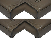 画像をギャラリービューアに読み込む, CELINE セリーヌ ハンドバッグ ショルダーバッグ 2way ラゲージナノショッパー カーフ メタルブラック金具 ベージュ 美品 中古 4b008495