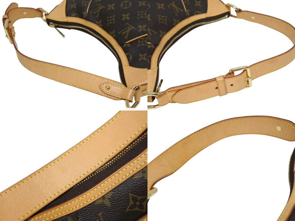 LOUIS VUITTON ルイヴィトン モノグラム テムズPM ハンドバッグ ワンショルダー M56384 ブラウン ゴールド金具 美品 中古 4b008496