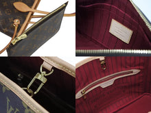画像をギャラリービューアに読み込む, 極美品 LOUIS VUITTON ルイヴィトン モノグラム ネヴァーフルPM ハンドバッグ M40155 ブラウン PVC ヌメ革 ゴールド金具 中古 4b008498