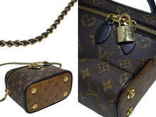 画像をギャラリービューアに読み込む, 極美品 LOUIS VUITTON ルイヴィトン ヴァニティNV PM ショルダーバッグ M45165 モノグラムリバース レザー PVC 中古 4b008500