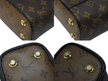 画像をギャラリービューアに読み込む, 極美品 LOUIS VUITTON ルイヴィトン ヴァニティNV PM ショルダーバッグ M45165 モノグラムリバース レザー PVC 中古 4b008500