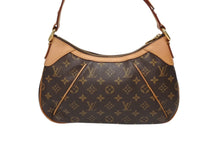 画像をギャラリービューアに読み込む, LOUIS VUITTON ルイヴィトン モノグラム テムズPM ハンドバッグ ワンショルダー M56384 ブラウン ゴールド金具 美品 中古 4b008502