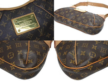 画像をギャラリービューアに読み込む, LOUIS VUITTON ルイヴィトン モノグラム テムズPM ハンドバッグ ワンショルダー M56384 ブラウン ゴールド金具 美品 中古 4b008502