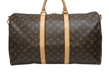 画像をギャラリービューアに読み込む, 極美品 LOUIS VUITTON ルイヴィトン モノグラム キーポルバンドリエール50 ブラウン M41416 ボストンバッグ 中古 4b008505