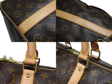 画像をギャラリービューアに読み込む, 極美品 LOUIS VUITTON ルイヴィトン モノグラム キーポルバンドリエール50 ブラウン M41416 ボストンバッグ 中古 4b008505