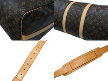 画像をギャラリービューアに読み込む, 極美品 LOUIS VUITTON ルイヴィトン モノグラム キーポルバンドリエール50 ブラウン M41416 ボストンバッグ 中古 4b008505