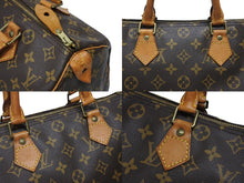画像をギャラリービューアに読み込む, LOUIS VUITTON ルイヴィトン スピーディ30 ハンドバッグ M41526 モノグラムキャンバス ブラウン ゴールド金具 美品 中古 4b008506