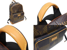 画像をギャラリービューアに読み込む, 極美品 LOUIS VUITTON ルイヴィトン NIGO キャンパス バックパック N40380 モノグラム ダミエ ジャイアント LVスクエアード 中古 4b008508