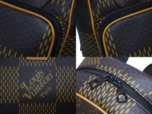 画像をギャラリービューアに読み込む, 極美品 LOUIS VUITTON ルイヴィトン NIGO キャンパス バックパック N40380 モノグラム ダミエ ジャイアント LVスクエアード 中古 4b008508