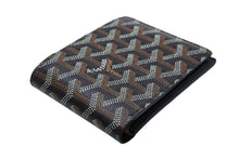 Load image into Gallery viewer, 極美品 GOYARD ゴヤール ヴィクトワール ウォレット 二つ折り財布 ブラック ゴヤールディンキャンバス 中古 4b008511