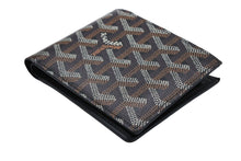 Load image into Gallery viewer, 極美品 GOYARD ゴヤール ヴィクトワール ウォレット 二つ折り財布 ブラック ゴヤールディンキャンバス 中古 4b008511