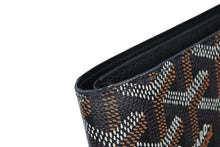 Load image into Gallery viewer, 極美品 GOYARD ゴヤール ヴィクトワール ウォレット 二つ折り財布 ブラック ゴヤールディンキャンバス 中古 4b008511