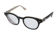 画像をギャラリービューアに読み込む, CHROME HEARTS クロムハーツ BABY-A 度入りメガネ アイウェア 48□22 145 CHプラス ダガー装飾 ブラック 美品 中古 4b008513
