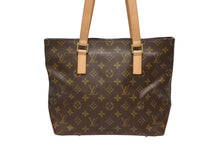 画像をギャラリービューアに読み込む, 極美品 LOUIS VUITTON ルイヴィトン トートバッグ M51151 カバ メゾ ブラウン PVC レザー ゴールド金具 中古 4b008514