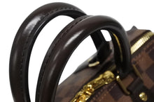 画像をギャラリービューアに読み込む, 新品同様 LOUIS VUITTON ルイヴィトン ダミエ エベヌ スピーディバンドリエール25 ハンドバッグ ブラウン N41368 中古 4b008529