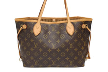 画像をギャラリービューアに読み込む, LOUIS VUITTON ルイヴィトン モノグラム ネヴァーフルPM ハンドバッグ M40155 ブラウン PVC ヌメ革 ゴールド金具 美品 中古 4b008530