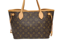 画像をギャラリービューアに読み込む, LOUIS VUITTON ルイヴィトン モノグラム ネヴァーフルPM ハンドバッグ M40155 ブラウン PVC ヌメ革 ゴールド金具 美品 中古 4b008530