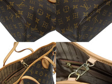 画像をギャラリービューアに読み込む, LOUIS VUITTON ルイヴィトン モノグラム ネヴァーフルPM ハンドバッグ M40155 ブラウン PVC ヌメ革 ゴールド金具 美品 中古 4b008530