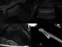 画像をギャラリービューアに読み込む, CHANEL シャネル GST チェーントートバッグ A50995 19番台 キャビアスキン ココマーク ブラック シルバー金具 美品 中古 4b008531