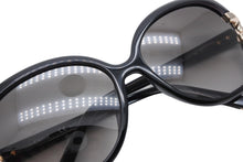 画像をギャラリービューアに読み込む, Chloe クロエ サングラス メガネ CE637S 001 サイズ 58◻︎17 135 プラスチック ゴールド金具 ブラック 美品 中古 4b008535