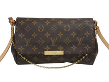 画像をギャラリービューアに読み込む, 極美品 LOUIS VUITTON ルイヴィトン モノグラム フェイボリットPM ショルダーバッグ M40717 ブラウン ゴールド金具 中古 4b008537