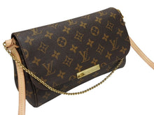 画像をギャラリービューアに読み込む, 極美品 LOUIS VUITTON ルイヴィトン モノグラム フェイボリットPM ショルダーバッグ M40717 ブラウン ゴールド金具 中古 4b008537