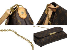 画像をギャラリービューアに読み込む, 極美品 LOUIS VUITTON ルイヴィトン モノグラム フェイボリットPM ショルダーバッグ M40717 ブラウン ゴールド金具 中古 4b008537