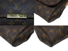 画像をギャラリービューアに読み込む, 極美品 LOUIS VUITTON ルイヴィトン モノグラム フェイボリットPM ショルダーバッグ M40717 ブラウン ゴールド金具 中古 4b008537