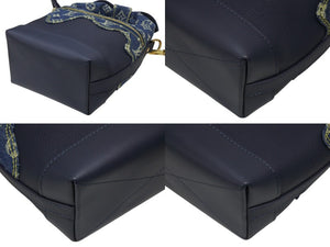 極美品 LOUIS VUITTON ルイヴィトン ジャパニーズ クルーザー ハンドバッグ M45970 モノグラム デニム NIGO 中古 4b008539