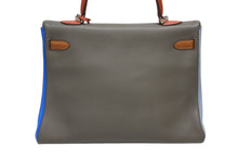 画像をギャラリービューアに読み込む, HERMES エルメス KELLY ケリー35 アルルカン ハンドバッグ トリヨンクレマンス シルバー金具 □P刻印 美品 中古 4b008541