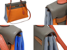 画像をギャラリービューアに読み込む, HERMES エルメス KELLY ケリー35 アルルカン ハンドバッグ トリヨンクレマンス シルバー金具 □P刻印 美品 中古 4b008541