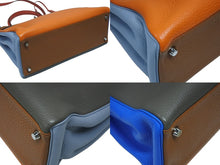 画像をギャラリービューアに読み込む, HERMES エルメス KELLY ケリー35 アルルカン ハンドバッグ トリヨンクレマンス シルバー金具 □P刻印 美品 中古 4b008541