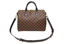 画像をギャラリービューアに読み込む, 新品同様 LOUIS VUITTON ルイヴィトン ハンドバッグ N41367 スピーディ バンドリエール30 ブラウン ダミエキャンバス ゴールド金具 中古 4b007240