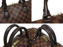 画像をギャラリービューアに読み込む, 新品同様 LOUIS VUITTON ルイヴィトン ハンドバッグ N41367 スピーディ バンドリエール30 ブラウン ダミエキャンバス ゴールド金具 中古 4b007240
