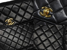 画像をギャラリービューアに読み込む, CHANEL シャネル ケリー型 マトラッセ ハンドバッグ スモール 4番台 ラムレザー ブラック ゴールド金具 美品 中古 4b008545