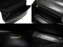 画像をギャラリービューアに読み込む, CHANEL シャネル ケリー型 マトラッセ ハンドバッグ スモール 4番台 ラムレザー ブラック ゴールド金具 美品 中古 4b008545