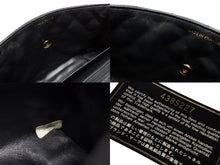 画像をギャラリービューアに読み込む, CHANEL シャネル ケリー型 マトラッセ ハンドバッグ スモール 4番台 ラムレザー ブラック ゴールド金具 美品 中古 4b008545