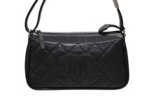 画像をギャラリービューアに読み込む, CHANEL シャネル ワンショルダーバッグ A30795 11番台 キャビアスキン ココマーク ブラック シルバー金具 美品 中古 4b008547