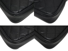 画像をギャラリービューアに読み込む, CHANEL シャネル ワンショルダーバッグ A30795 11番台 キャビアスキン ココマーク ブラック シルバー金具 美品 中古 4b008547