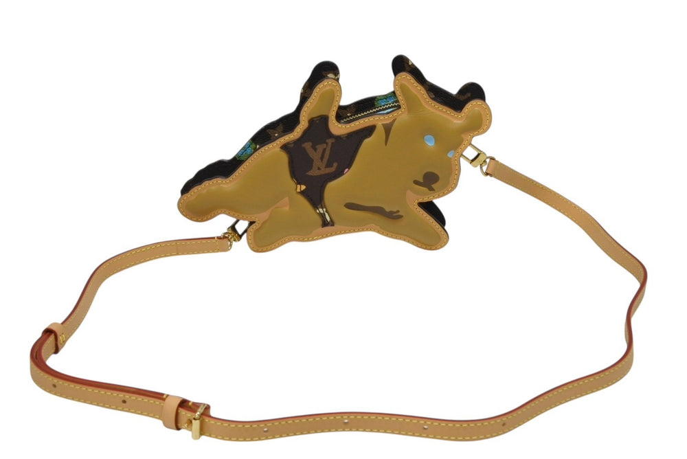 Like new LOUIS VUITTON Tyler the Creator Shoulder Bag Monogram Strap M83342 Gold Hardware Brown Used 4b008553