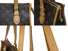 画像をギャラリービューアに読み込む, 極美品 LOUIS VUITTON ルイヴィトン モノグラム ポパンクール オ ショルダーバッグ M40007 PVCコーティングキャンバス ブラウン 中古 4b008556