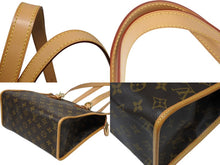 画像をギャラリービューアに読み込む, 極美品 LOUIS VUITTON ルイヴィトン モノグラム ポパンクール オ ショルダーバッグ M40007 PVCコーティングキャンバス ブラウン 中古 4b008556