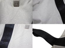 画像をギャラリービューアに読み込む, CHANEL シャネル スポーツライン ハイサマー トートバッグ 9番台 ハンドバッグ ウェーブ グレー ナイロン 美品 中古 4b008557