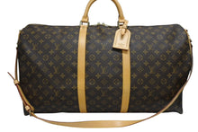 画像をギャラリービューアに読み込む, 極美品 LOUIS VUITTON ルイヴィトン キーポル バンドリエール60 ボストンバッグ M41412 モノグラム PVC レザー ブラウン 中古 4b008558
