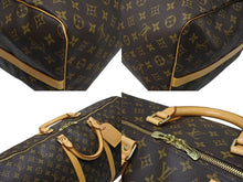 画像をギャラリービューアに読み込む, 極美品 LOUIS VUITTON ルイヴィトン キーポル バンドリエール60 ボストンバッグ M41412 モノグラム PVC レザー ブラウン 中古 4b008558